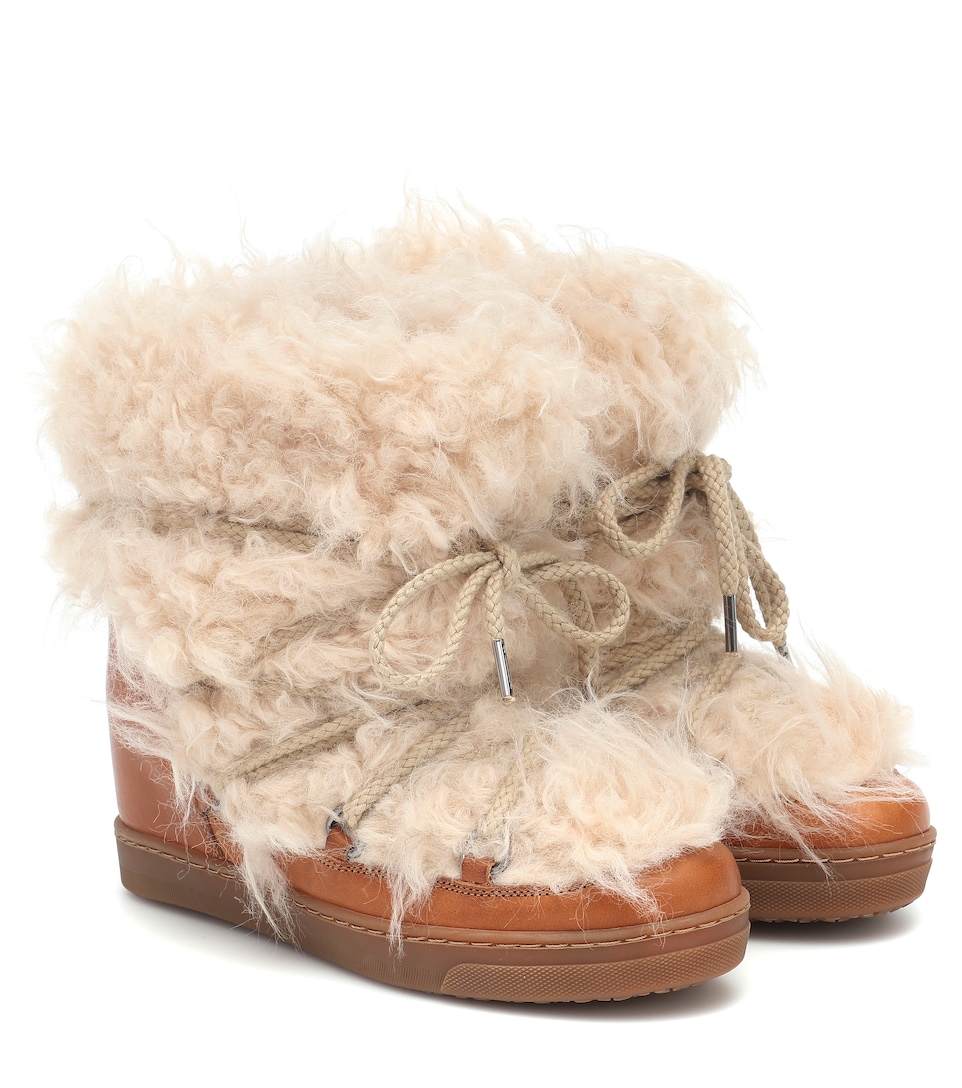 isabel marant fur boots