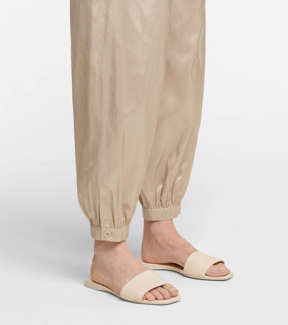 Silk shantung pants clearance