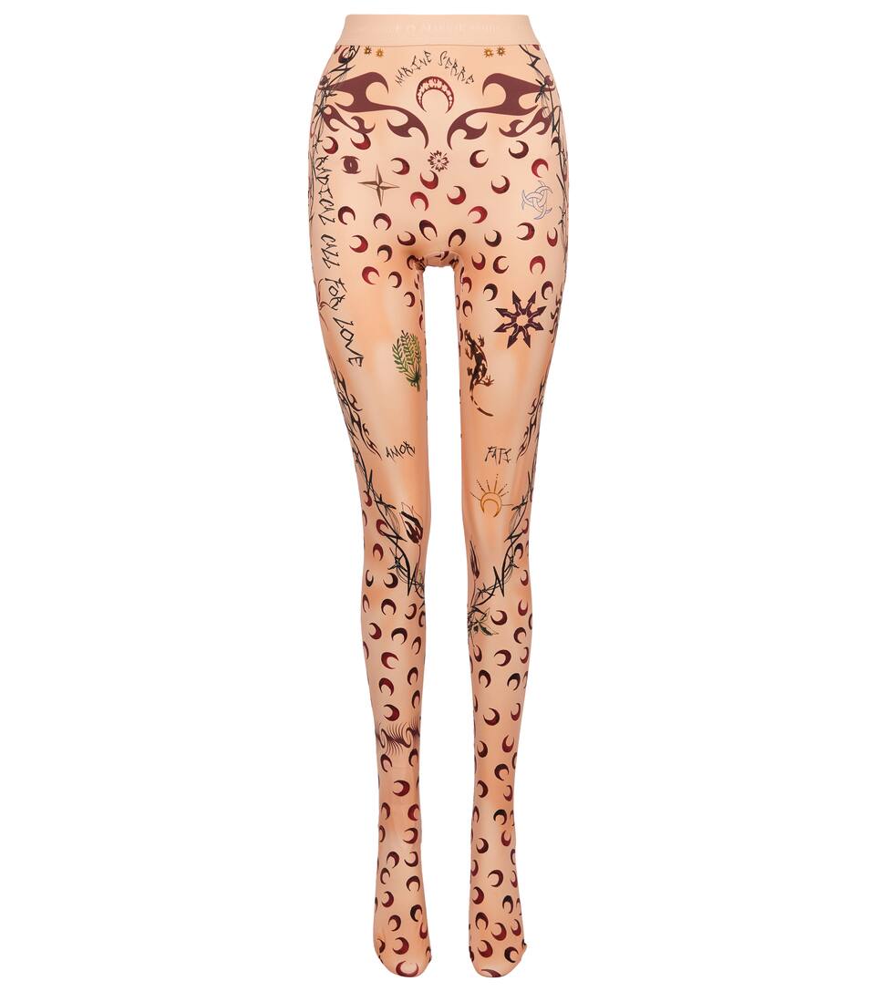 printed jersey leggings