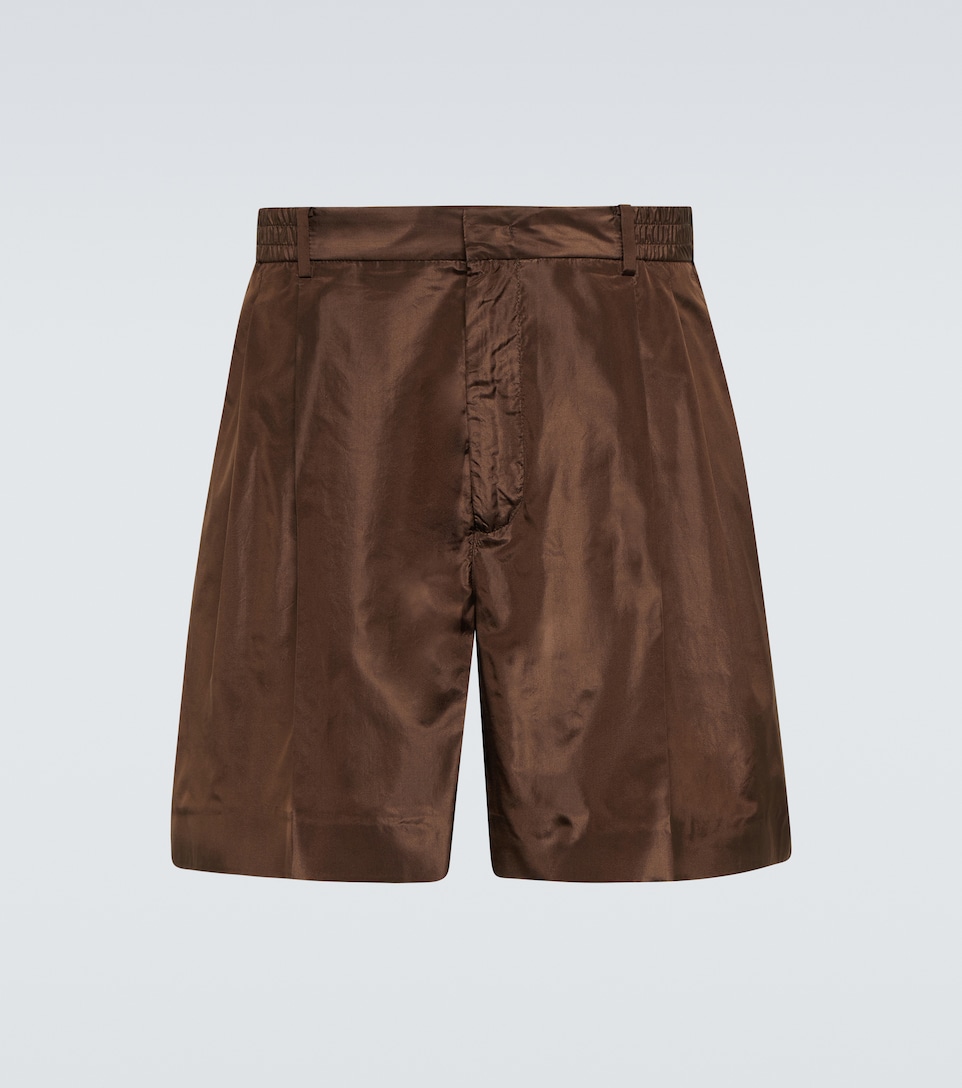 Valentino - Silk satin shorts | Mytheresa