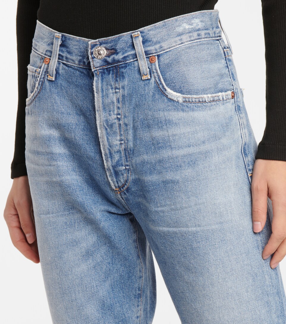 Liya high-rise slim jeans 
