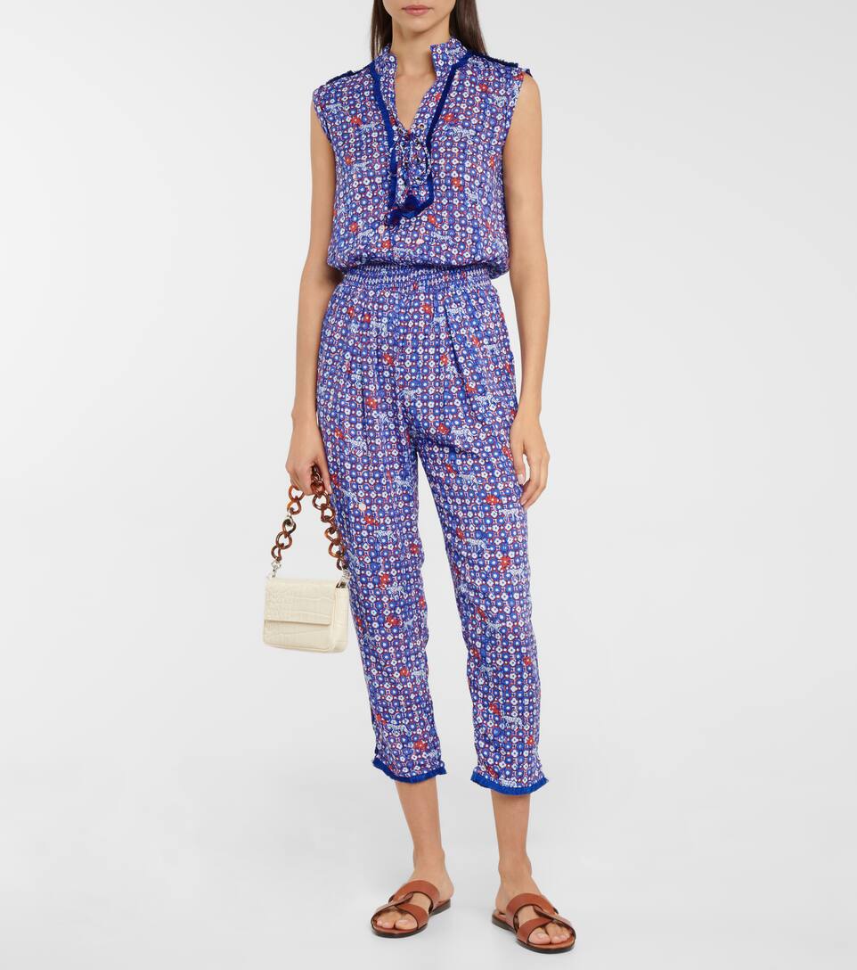 Poupette St Barth Donna Printed Jumpsuit Mytheresa