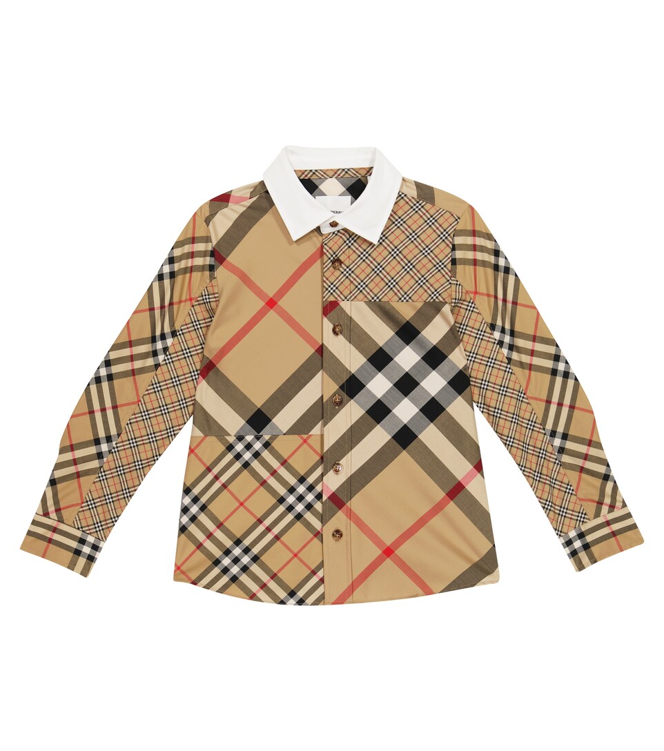 Vintage Check cotton-blend shirt 