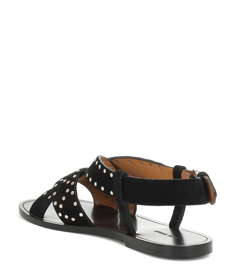 Sandalen Jano aus Veloursleder Sandalen Jano aus Veloursleder