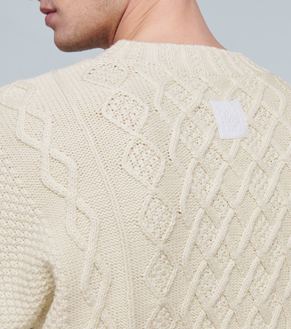 chunky cable knit sweater