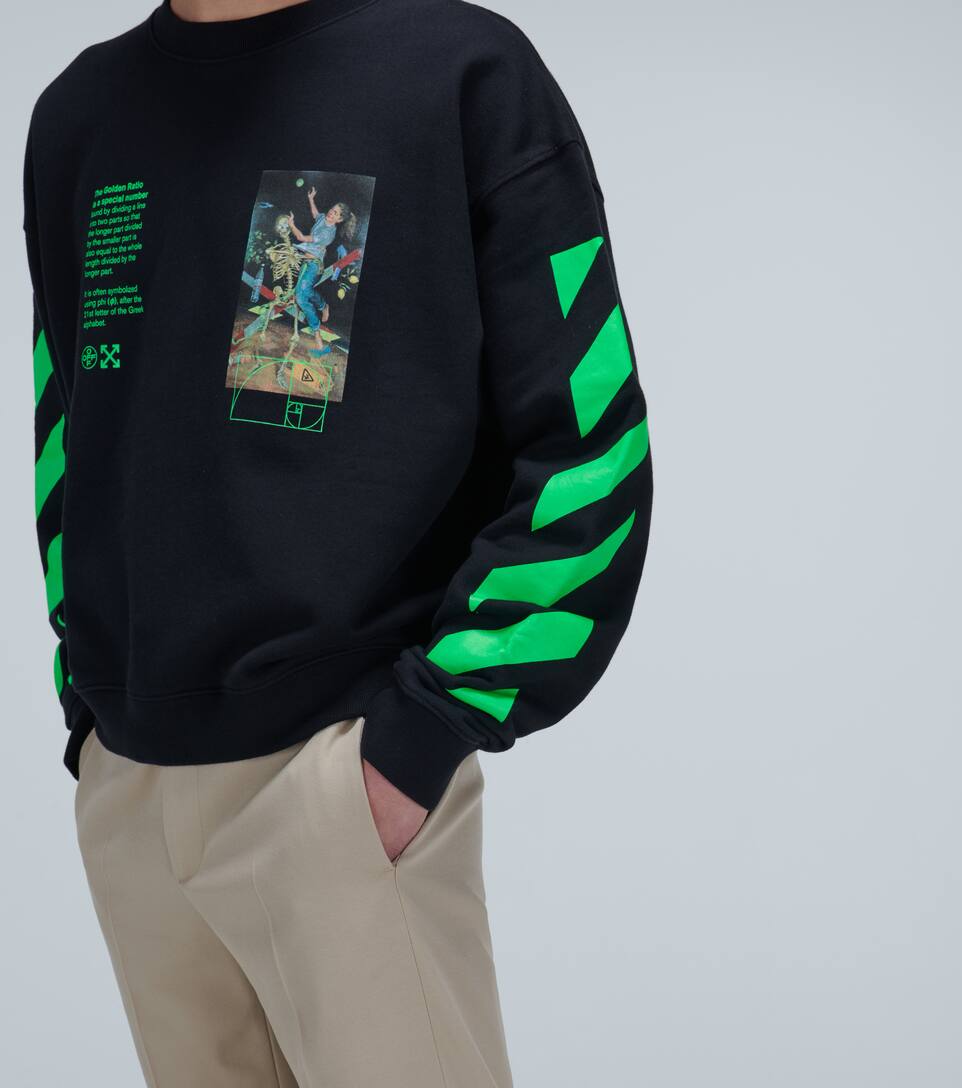 OFF-WHITE PASCAL PAINTING CREWNECK SWEATSHIRT,P00447621