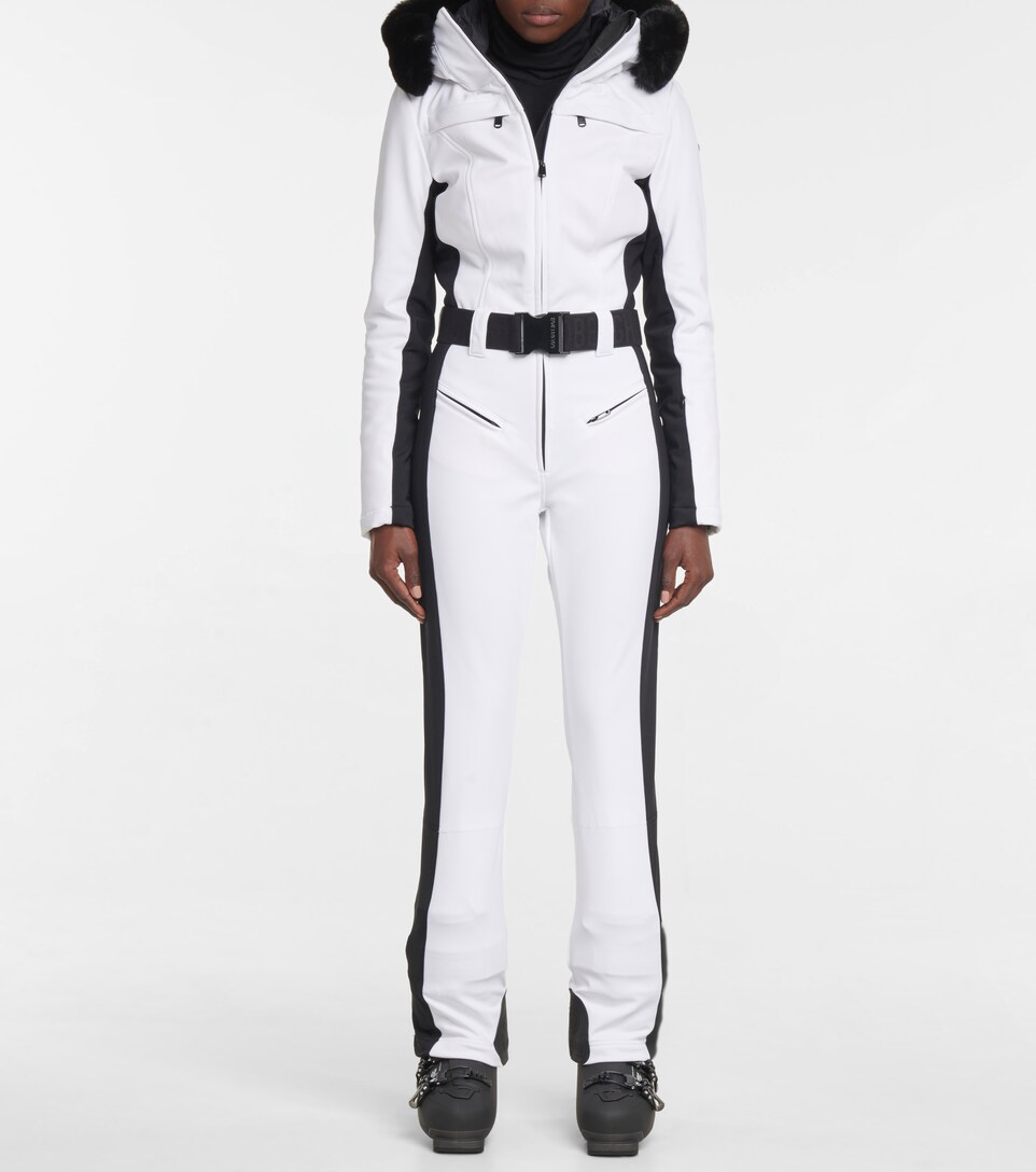 ski suit white