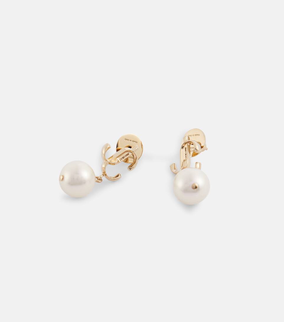 Jimmy Choo JC faux pearl stud earrings Mytheresa