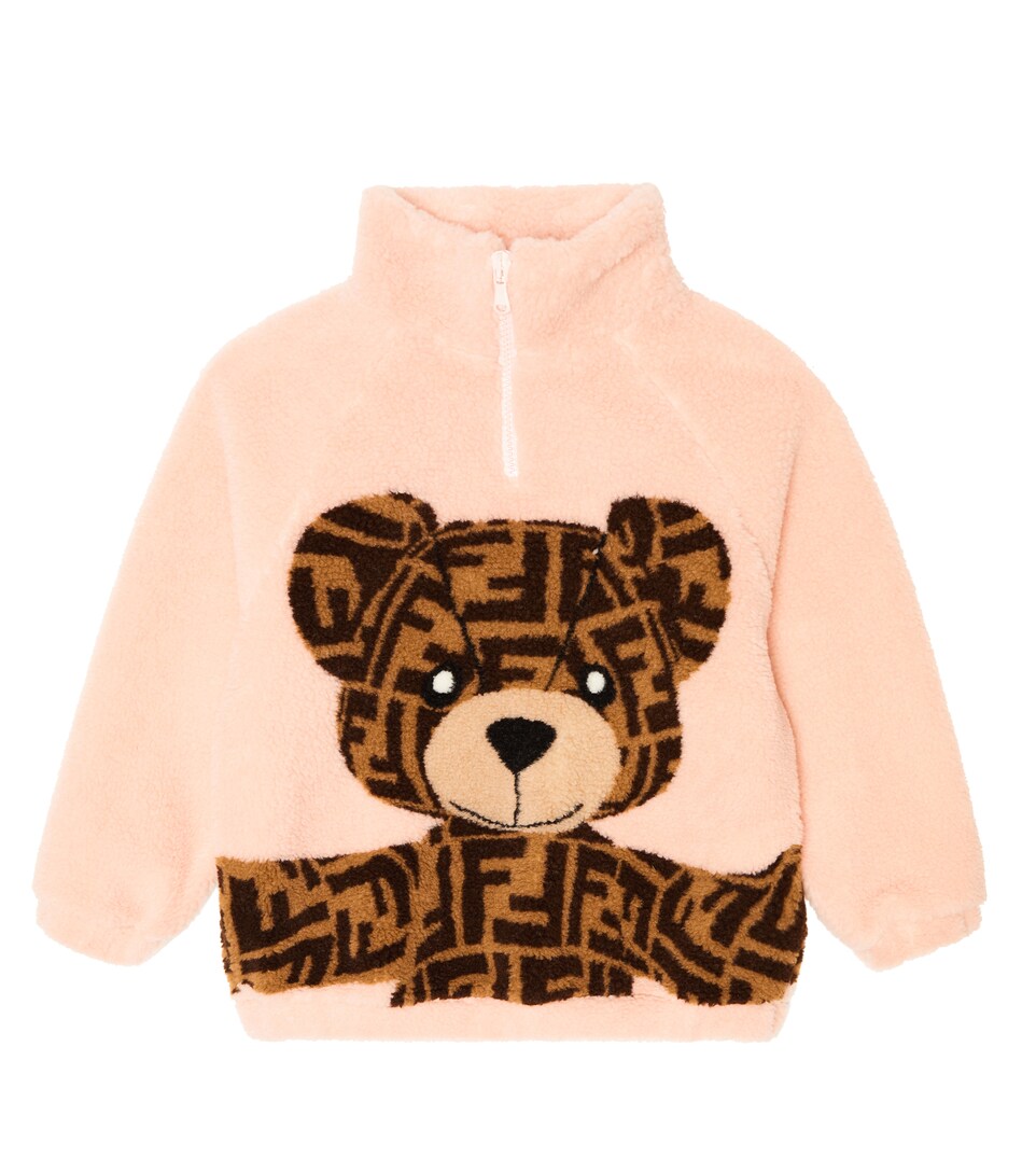 FF Teddy Bear fleece sweatshirt | Mytheresa