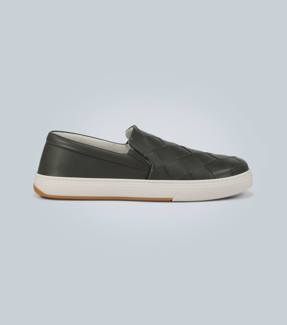 BOTTEGA VENETA SNEAKERS IN INTRECCIATO LEATHER,P00443528