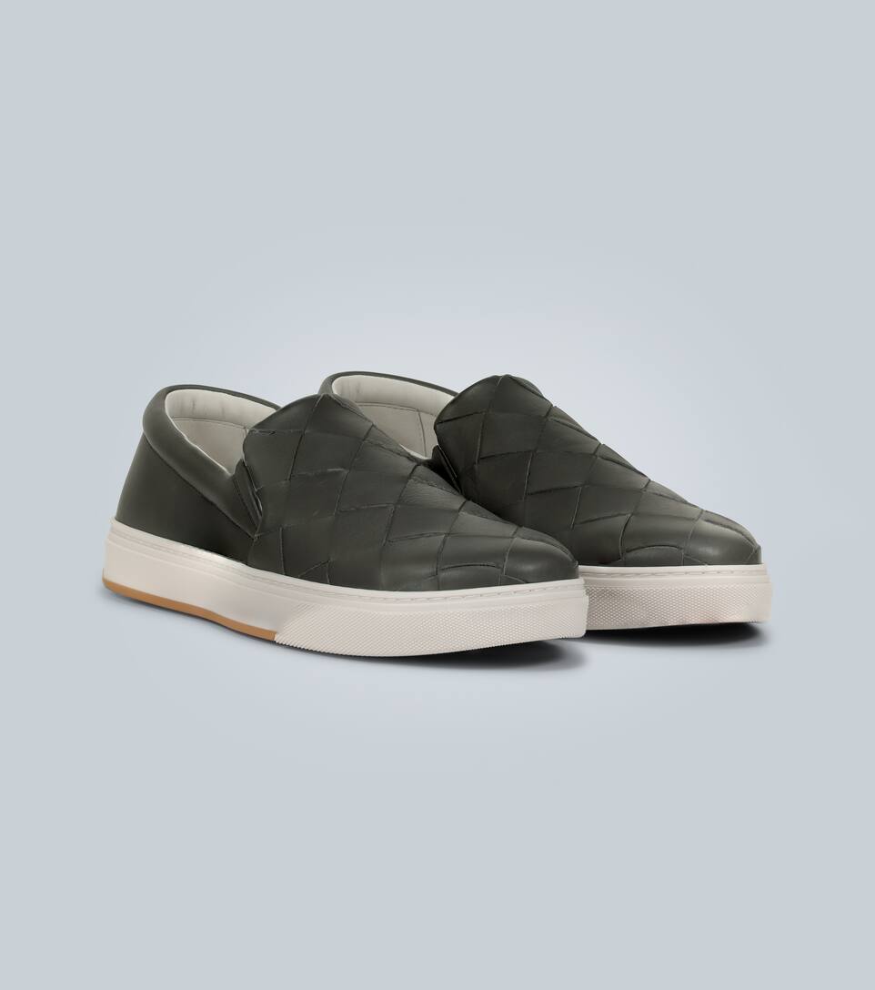 BOTTEGA VENETA SNEAKERS IN INTRECCIATO LEATHER,P00443528
