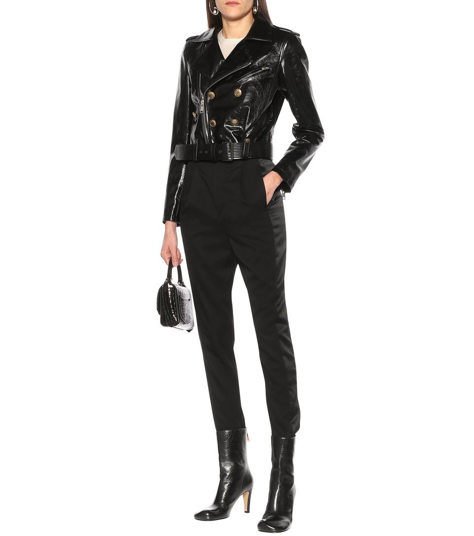 Patent leather jacket Patent leather jacket