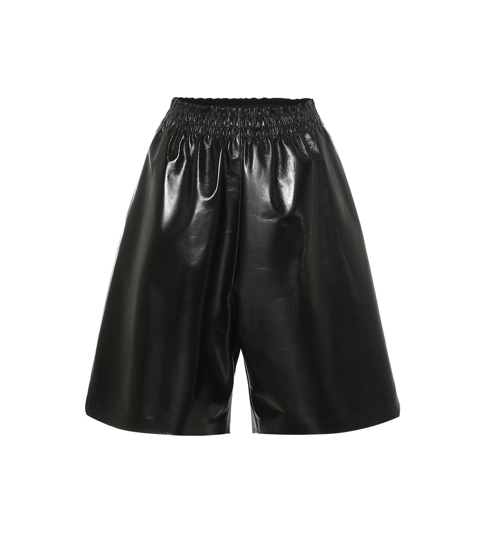 Leather Bermuda Shorts - Bottega Veneta 