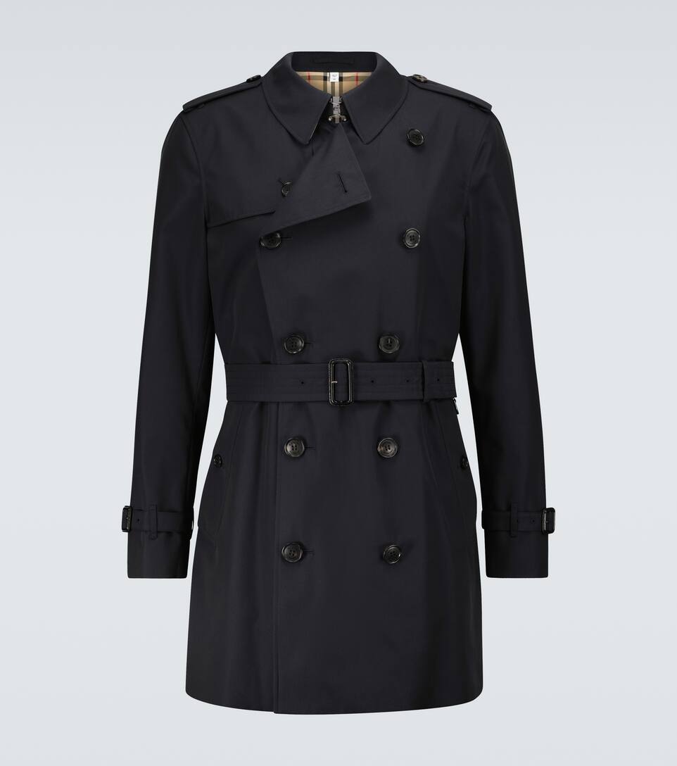 burberry short trench coat men's