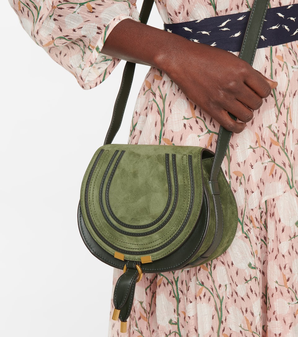 mini suede bag