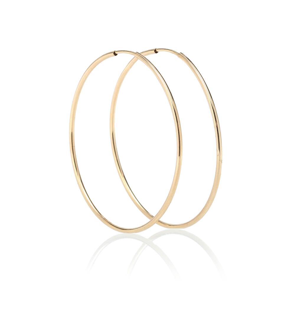 Nakita 14kt Gold Infinity Hoop Earrings Loren Mytheresa