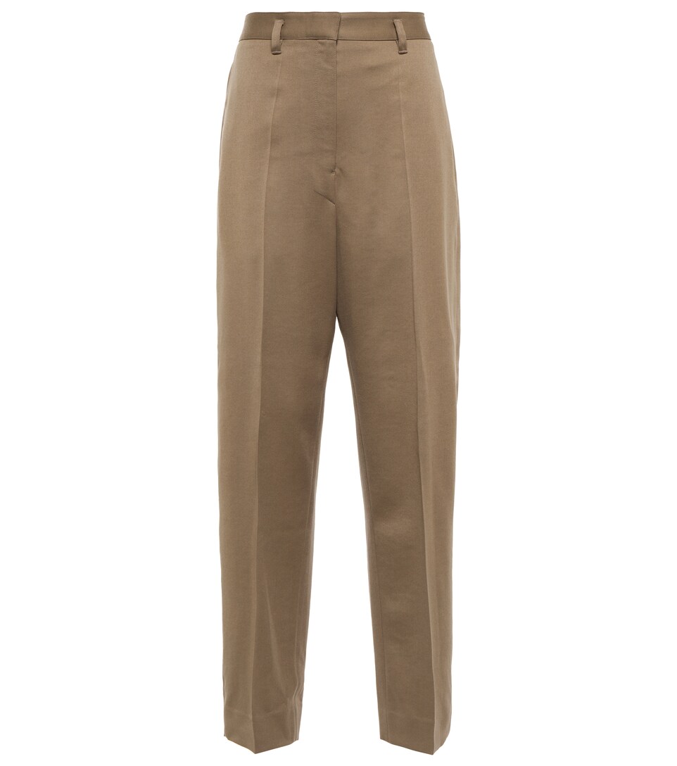 Lemaire - High-rise straight wool pants 