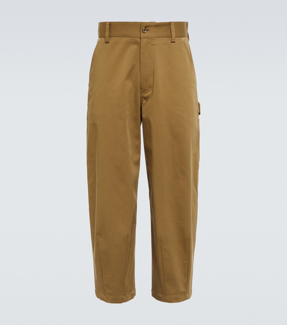 Cotton relaxed-fit pants 