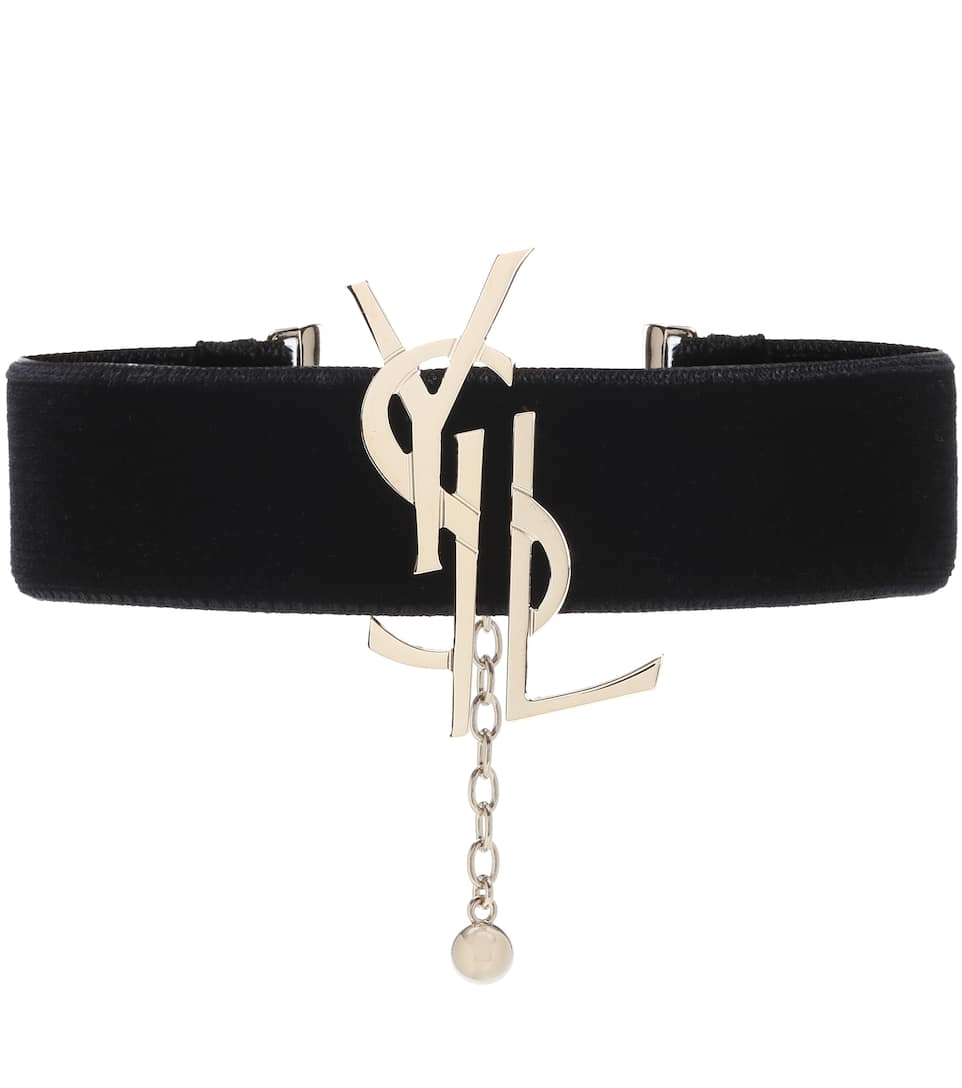 velvet ysl choker saint laurent
