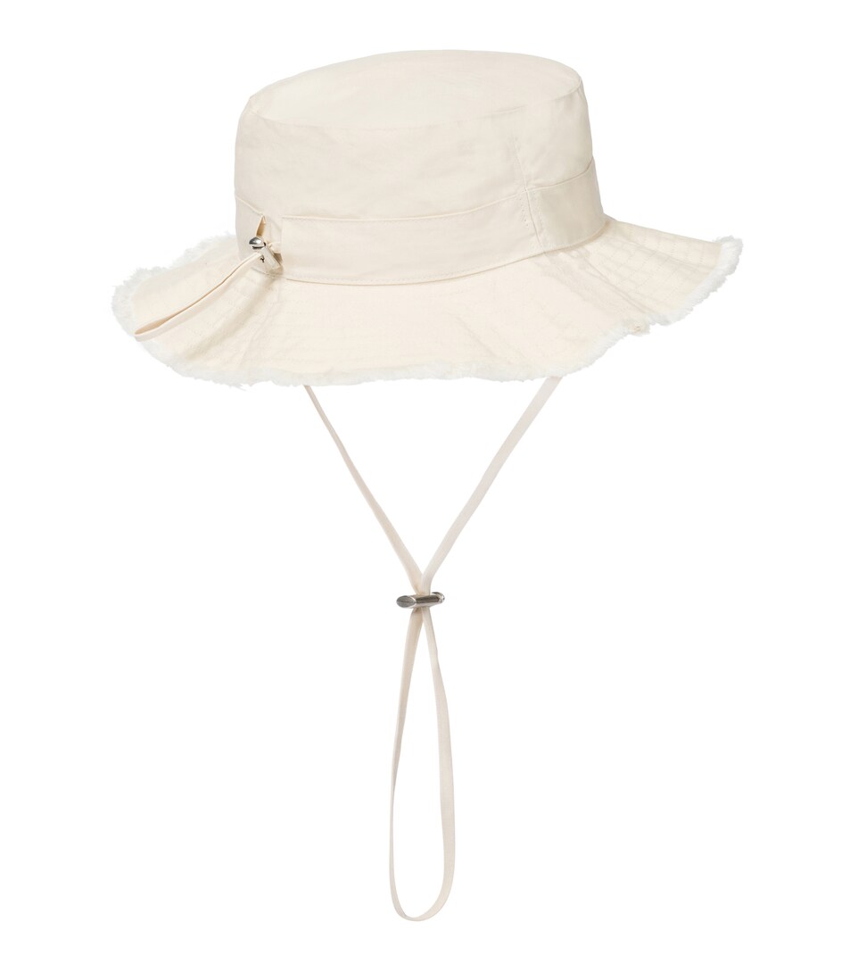 jacquemus le bob artichaut cotton bucket hat mytheresa