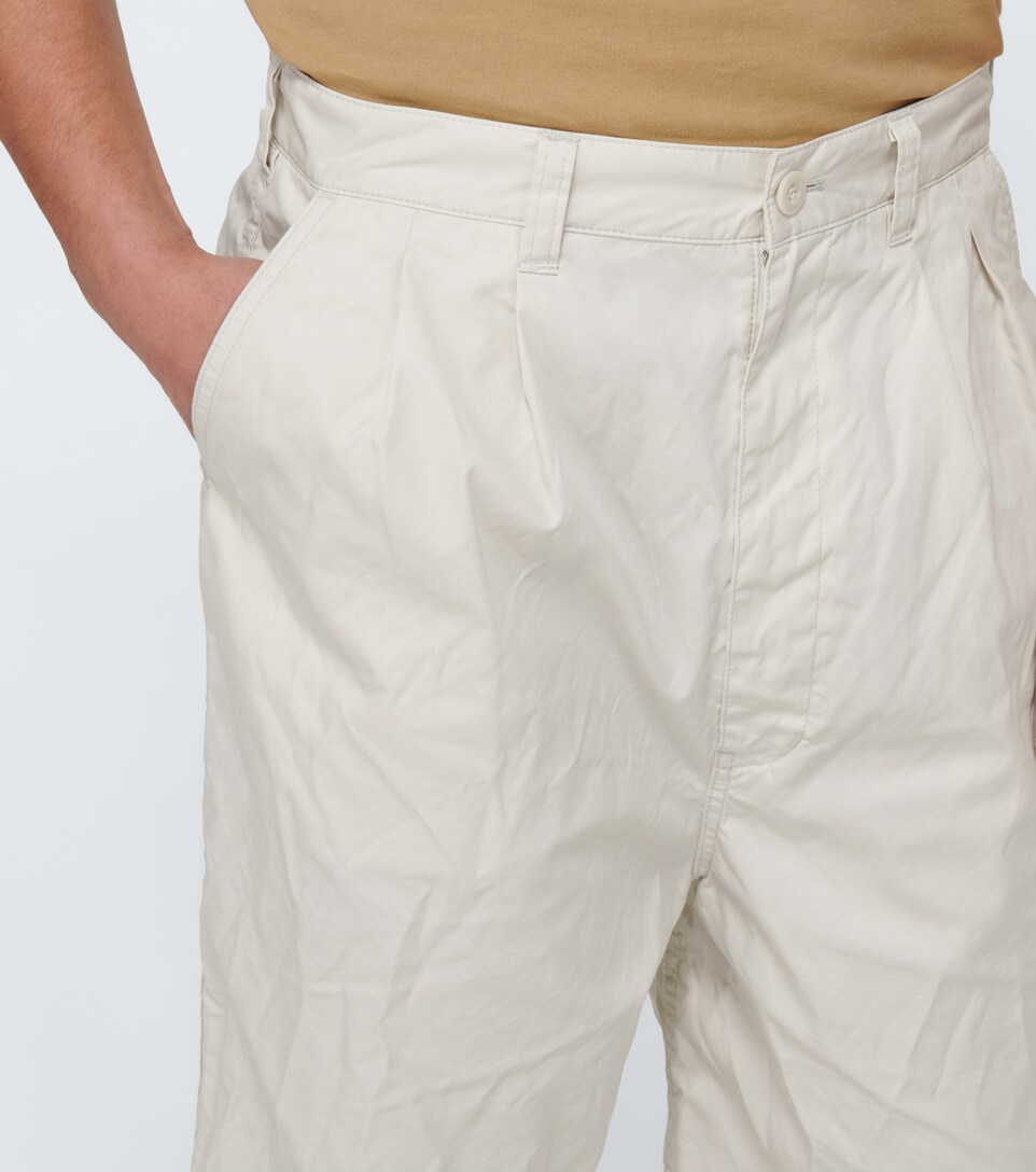 Cotton wide-leg pants 