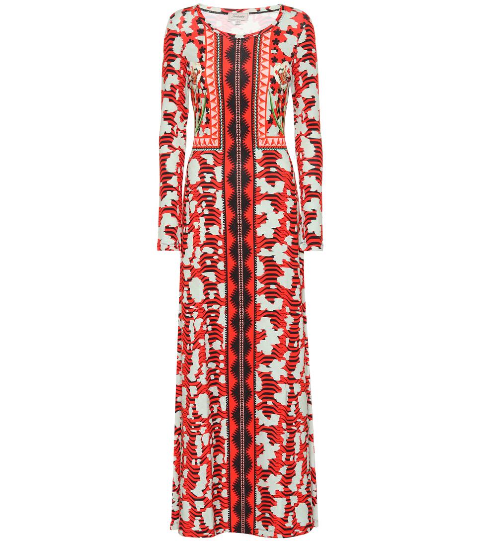 nellie printed maxi dress