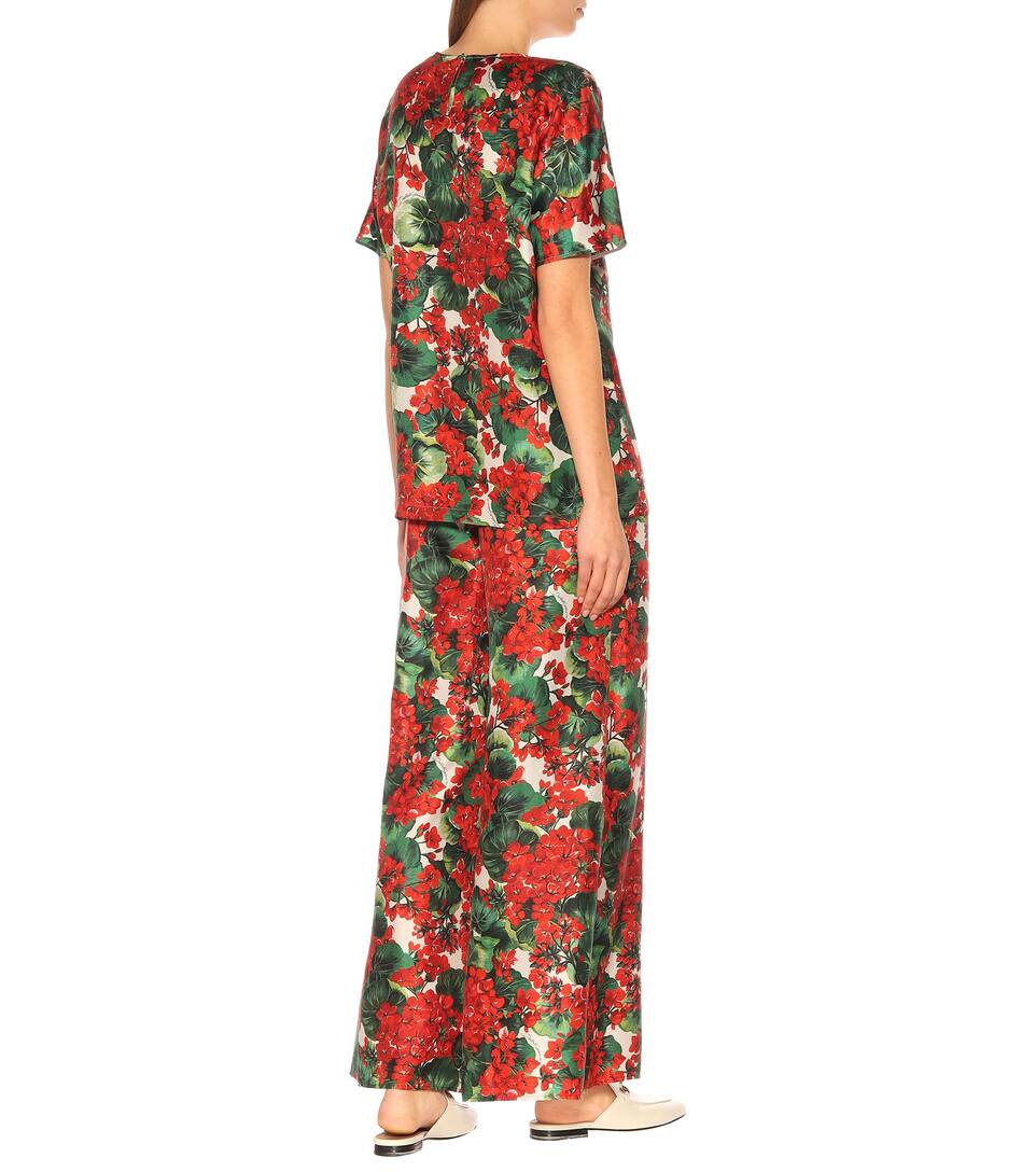 Imprimé Top Gabbana En Soie Dolceamp; kXZiOTPlwu