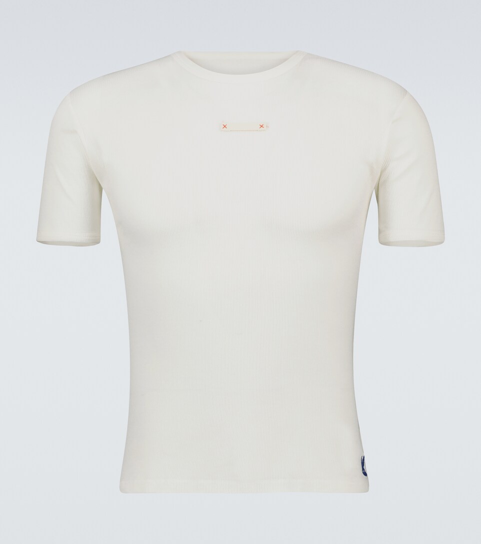 Maison Margiela - T-shirt in cotone e seta | Mytheresa