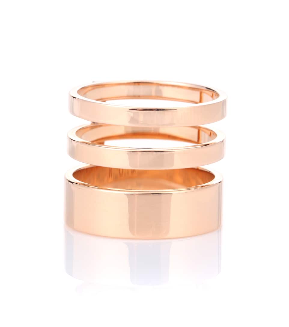 Click to view more detailed imagery on our partner's website Repossi 'berbère Module' 18k Rose Gold Three Row Ring