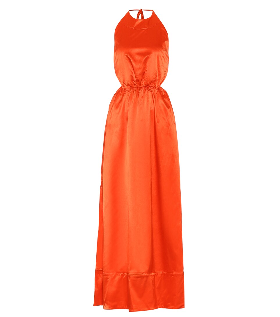 Sidney Sateen Maxi Dress | Staud 
