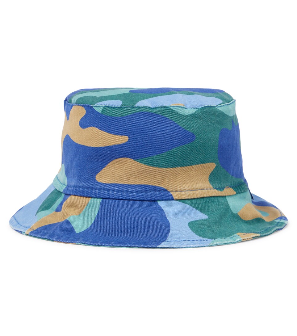 Il Gufo - Camouflage twill bucket hat 