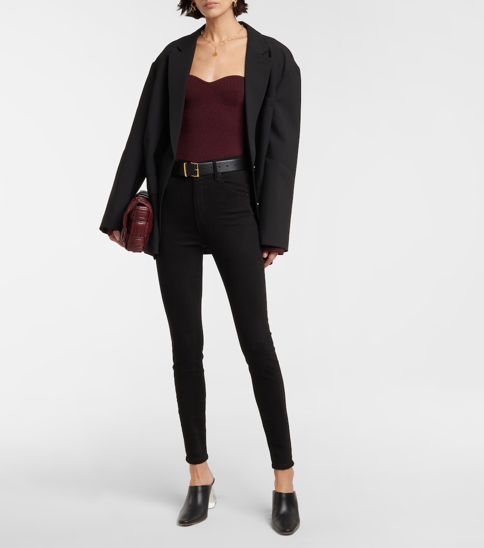 Chrissy high-rise skinny jeans 