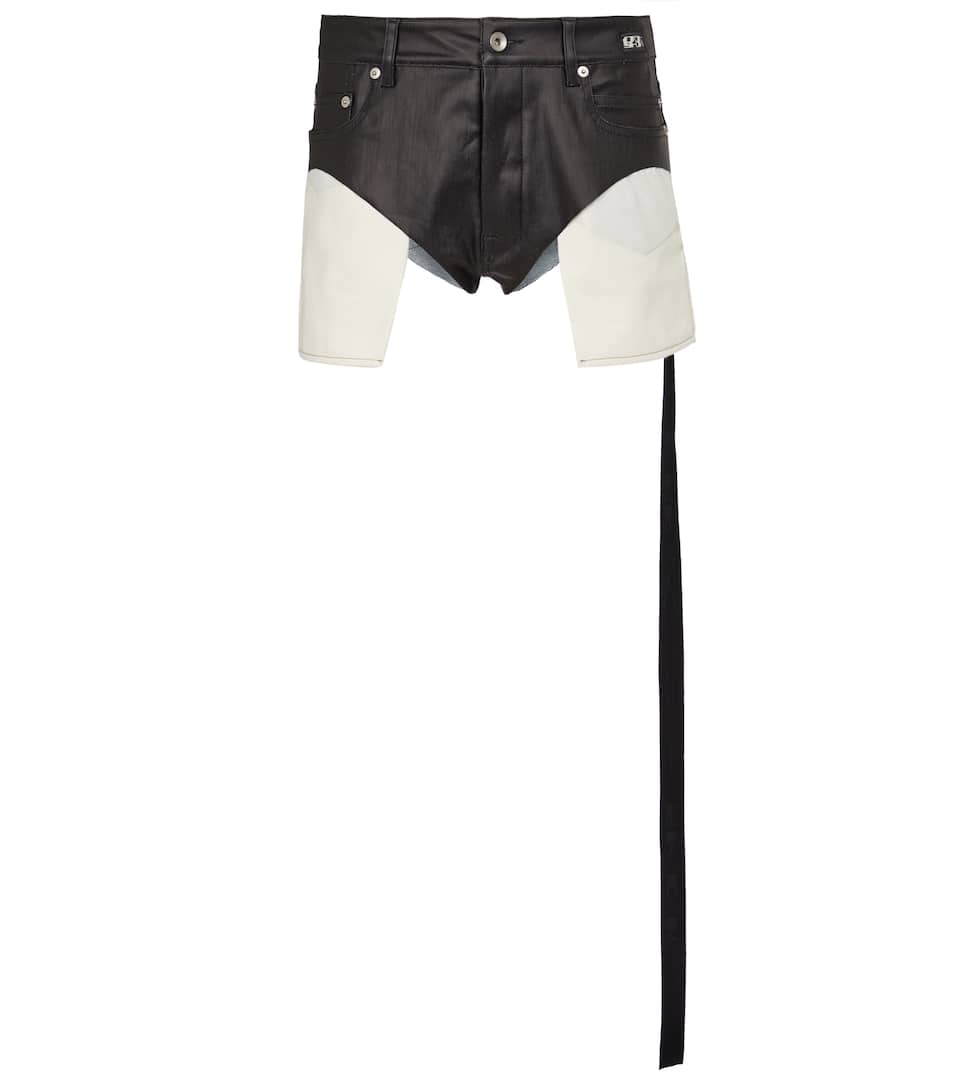 Rick owens denim shorts clearance
