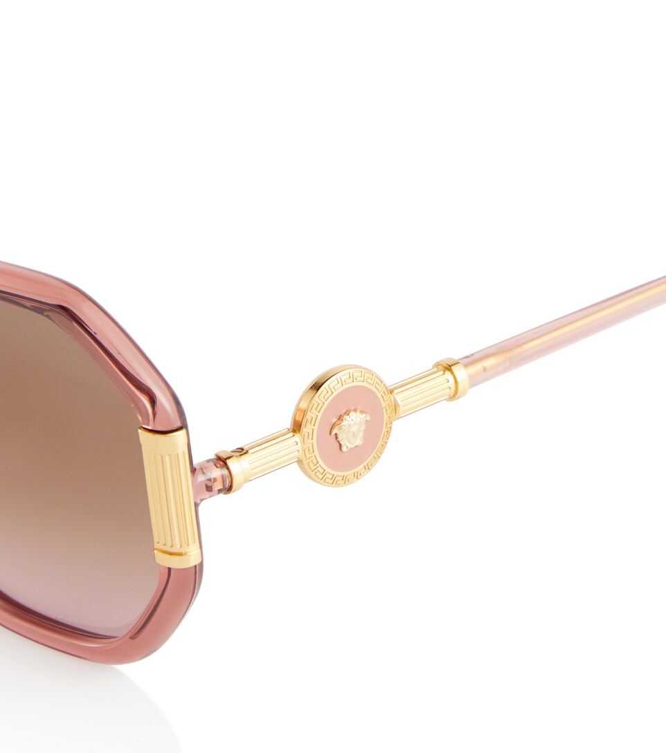 Versace - Gafas de sol octogonales oversized | Mytheresa