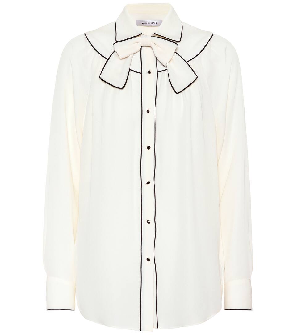 VALENTINO SILK BLOUSE,P00325528