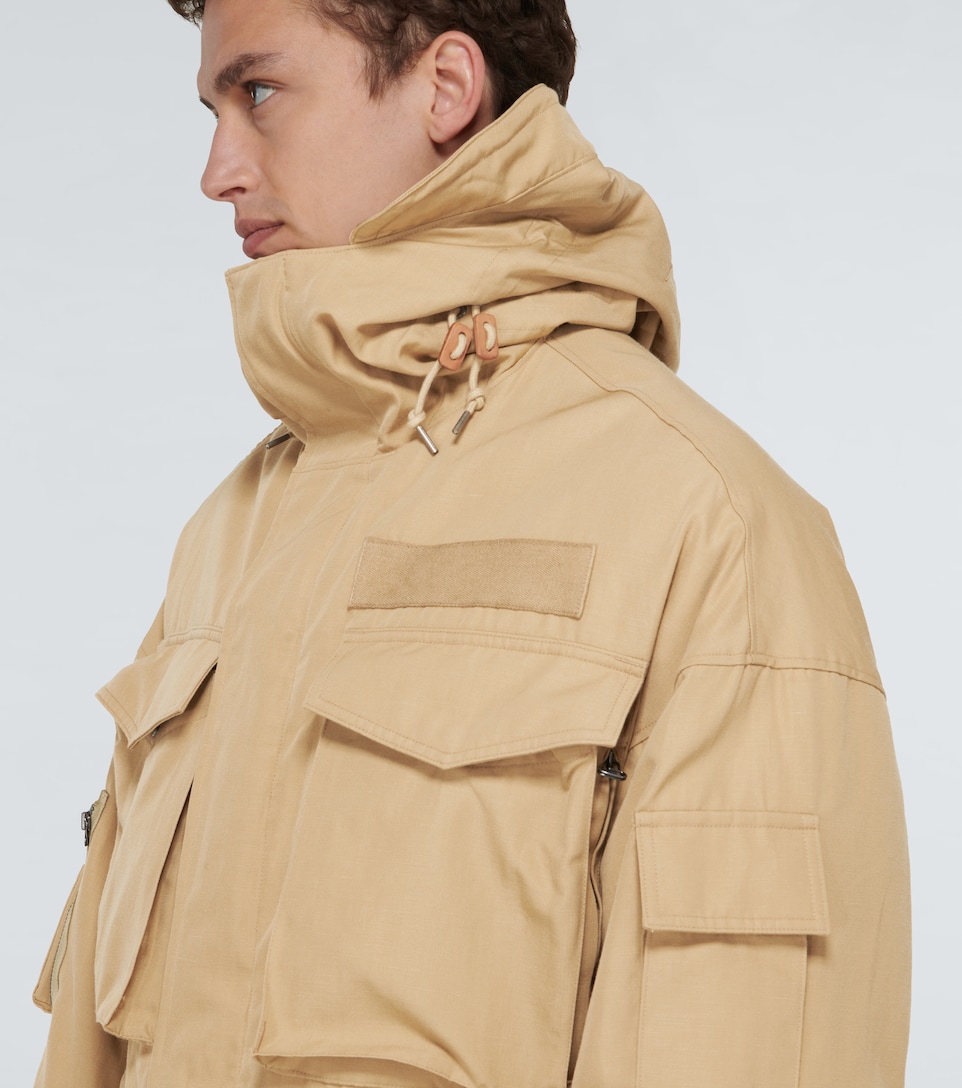 Belted Diamond Quilted Hooded Puffer 