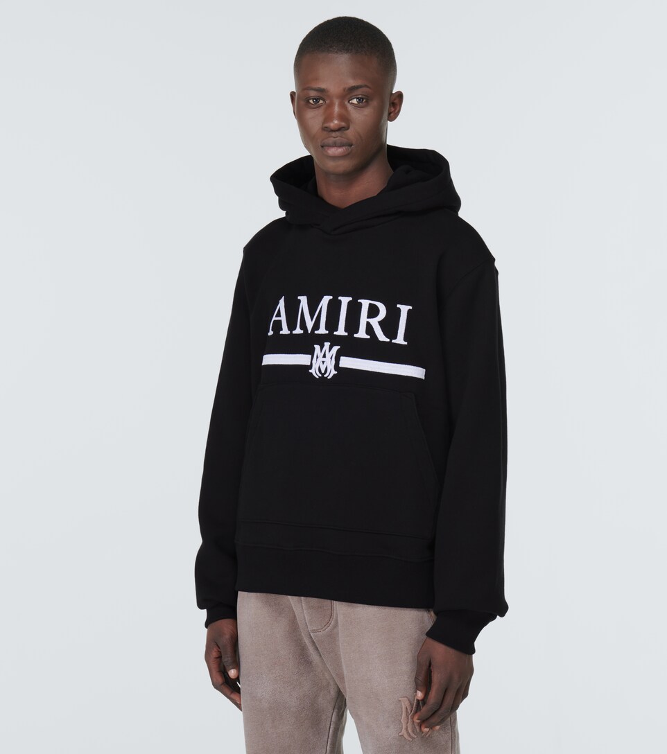 Amiri - Amiri MA Bar logo cotton hoodie 