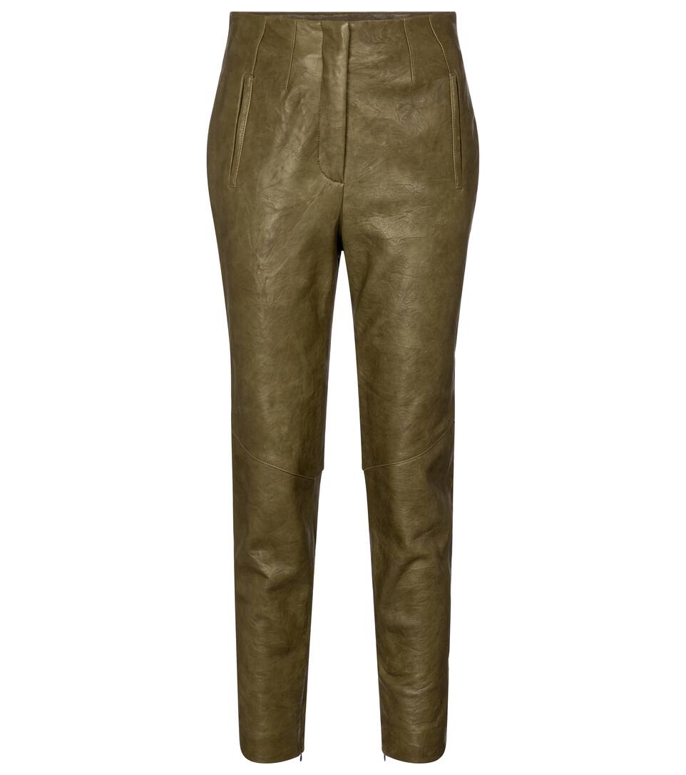 designer leather leggings