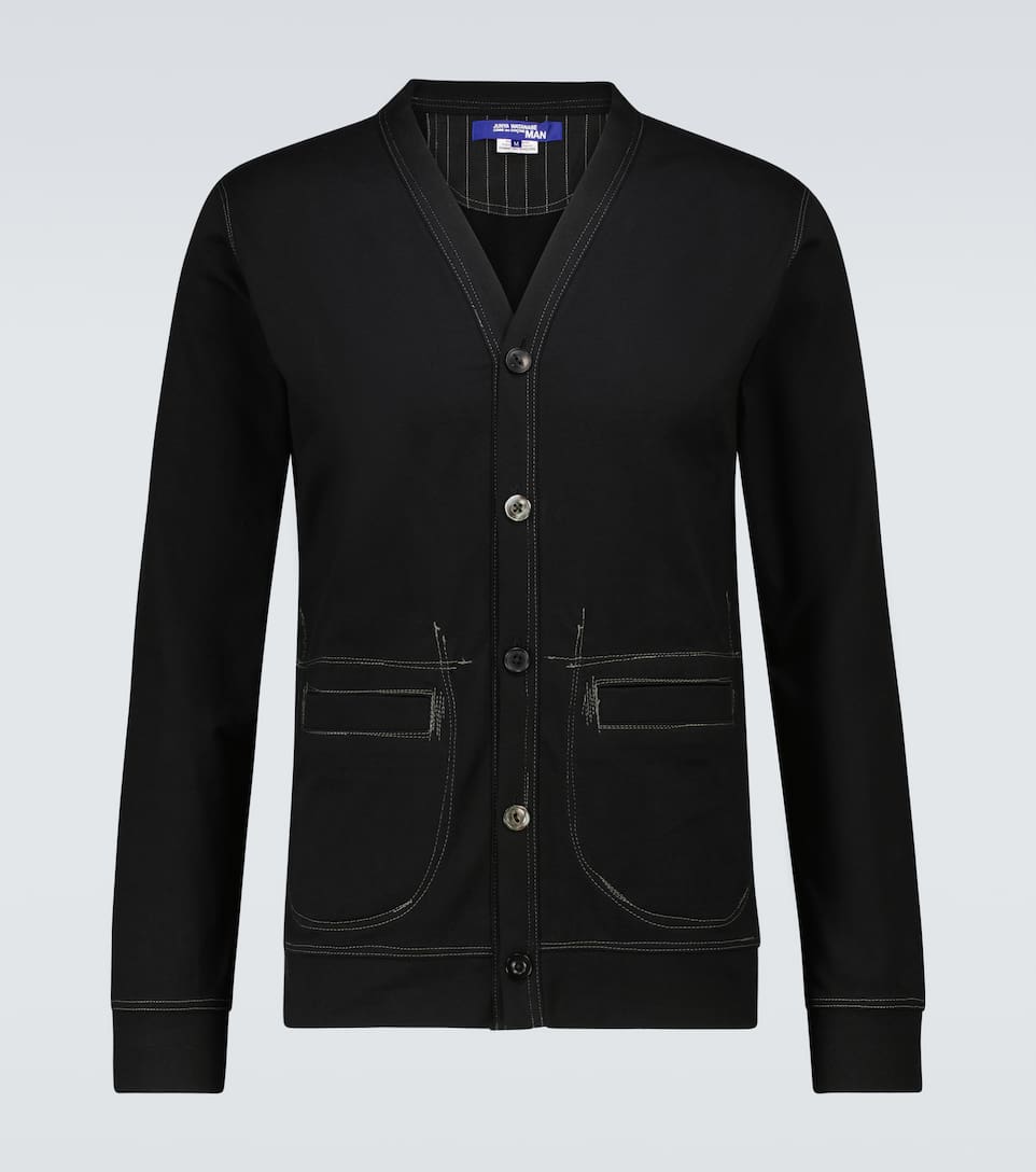 Cotton jersey cardigan clearance
