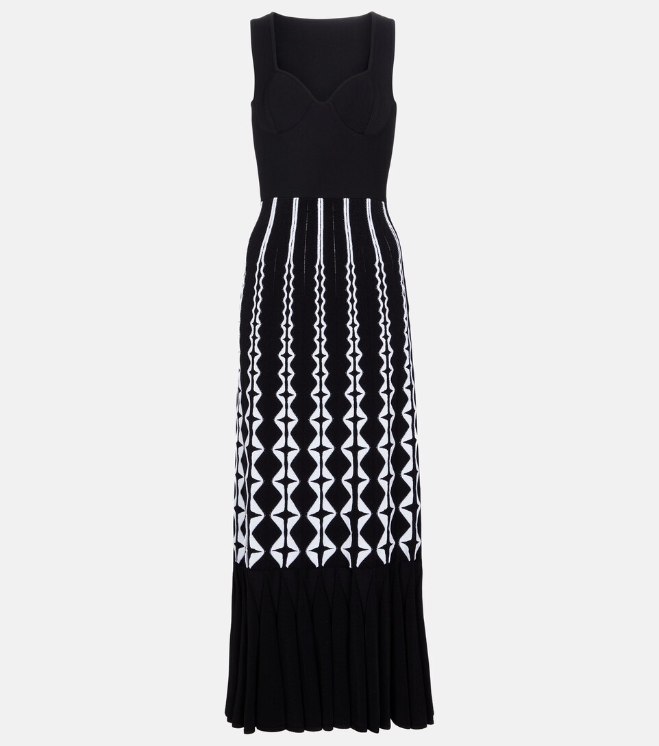 Alaïa - Jacquard-knit dress | Mytheresa