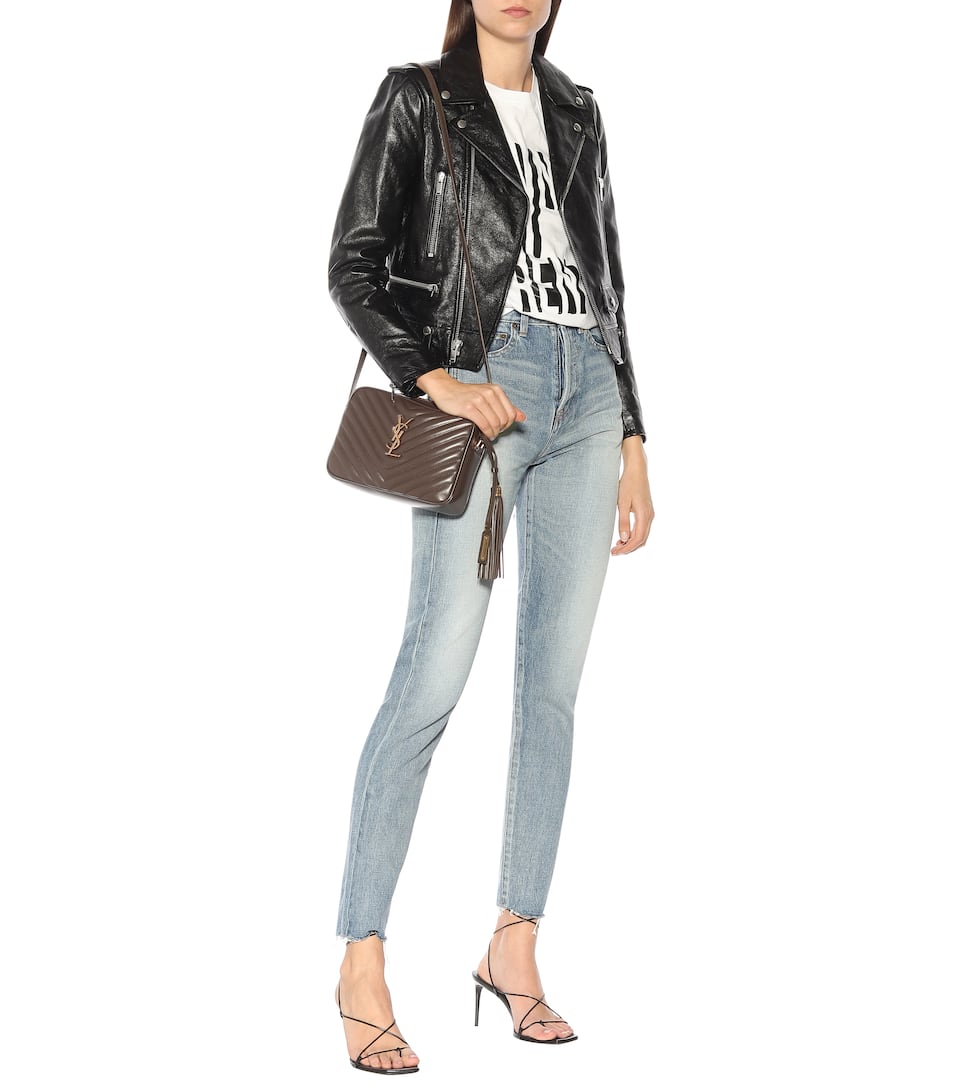 Lou Camera Leather Crossbody Bag , Saint Laurent