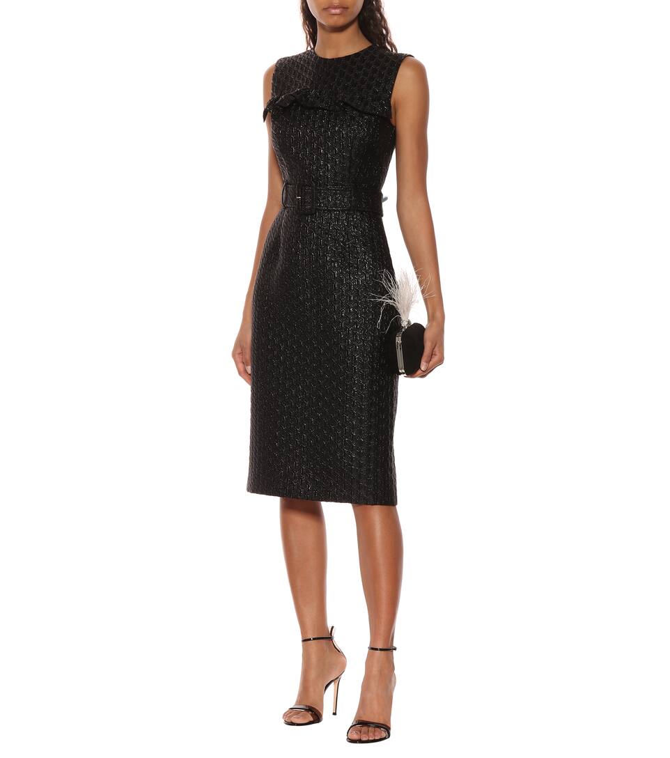 Brocade Midi Dress