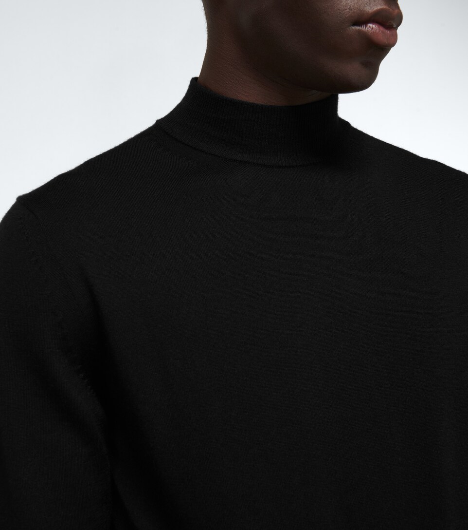 silk turtleneck sweater