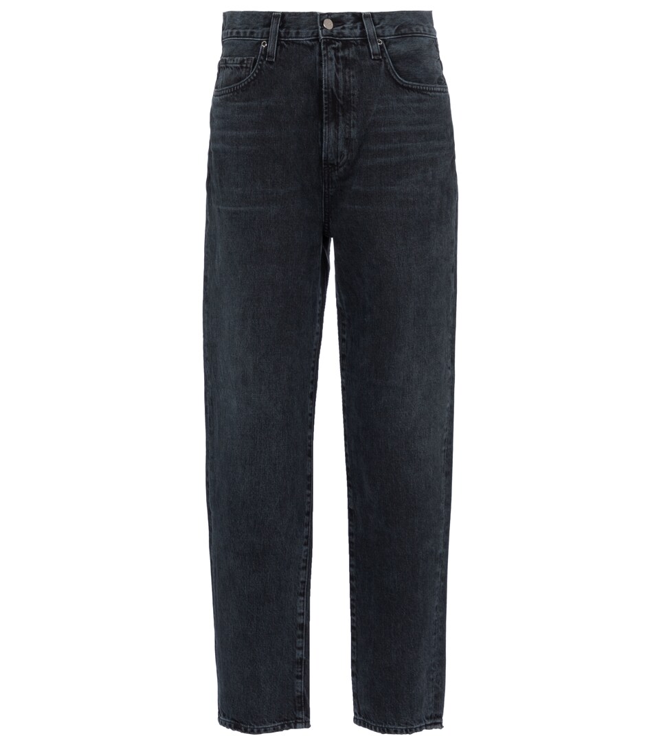 Goldsign - Peg high-rise slim jeans 