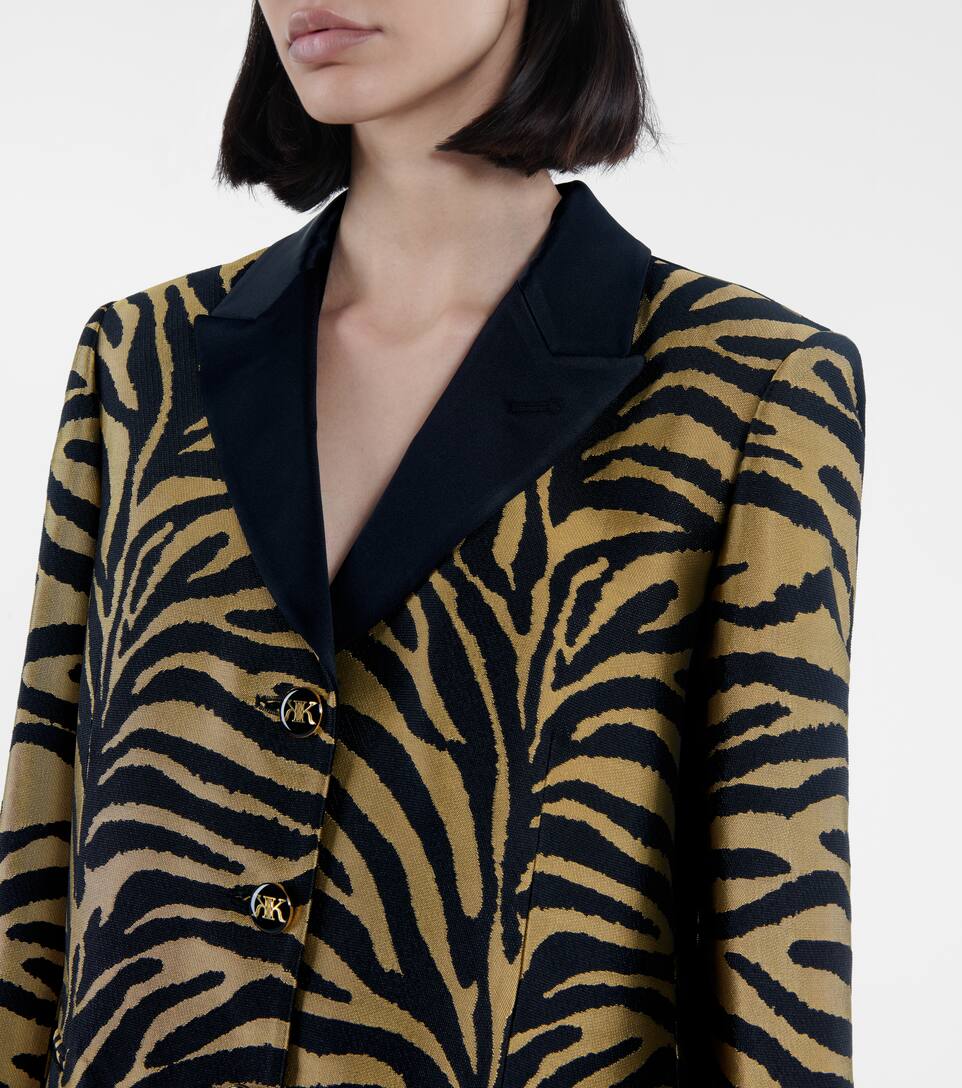 Blazer zebra print clearance