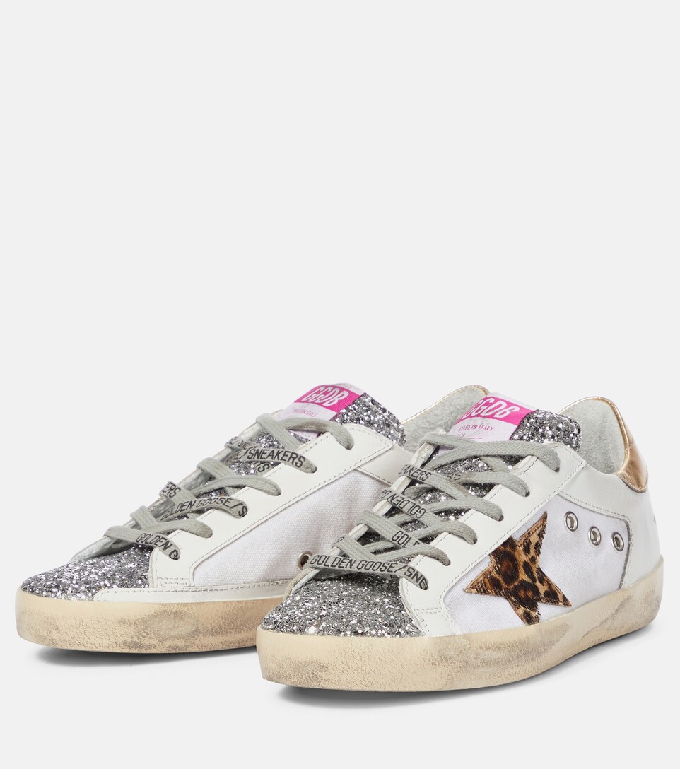 superstar tonal leather sneakers