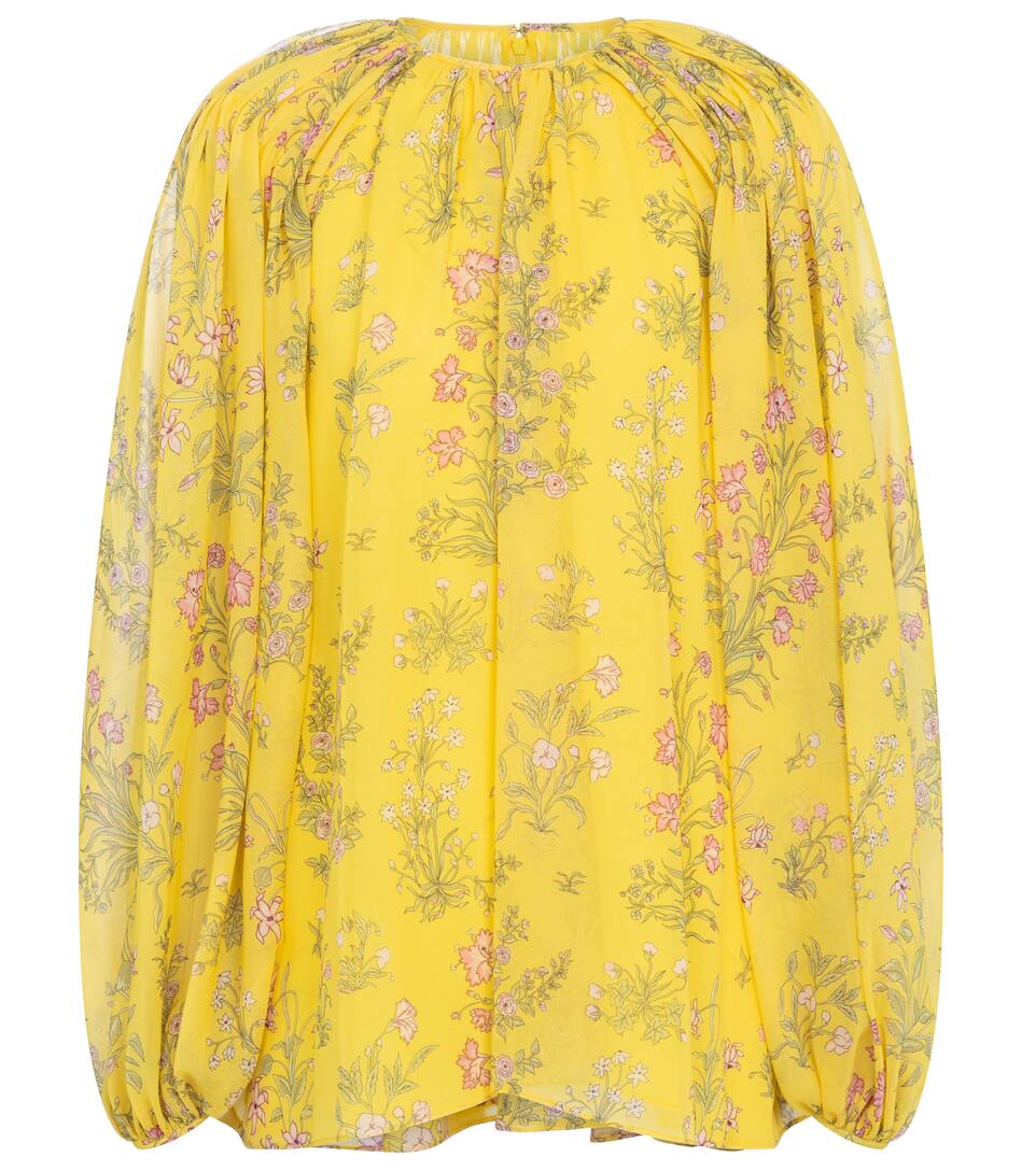 Giambattista Valli Floral Silk Georgette Blouse Mytheresa Prices start as low as $294. floral silk georgette blouse