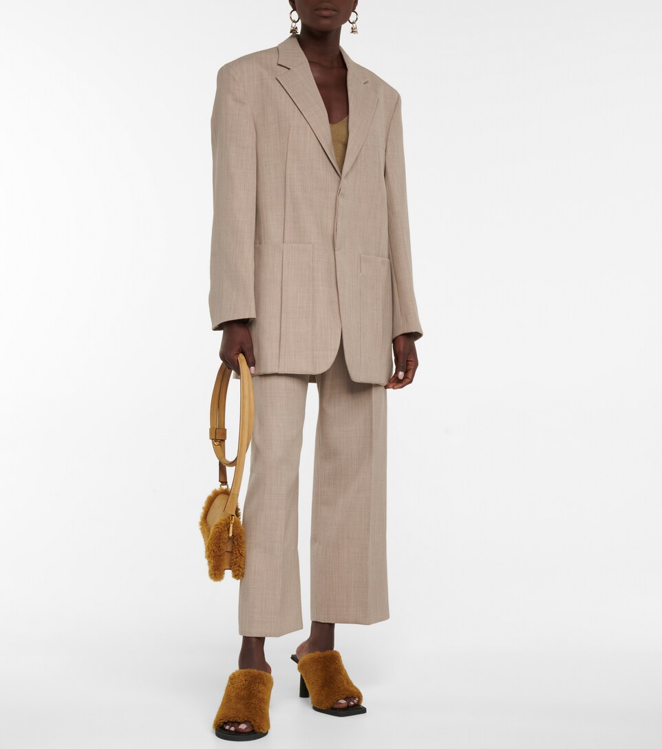 Le Pantalon Santon virgin wool pants 