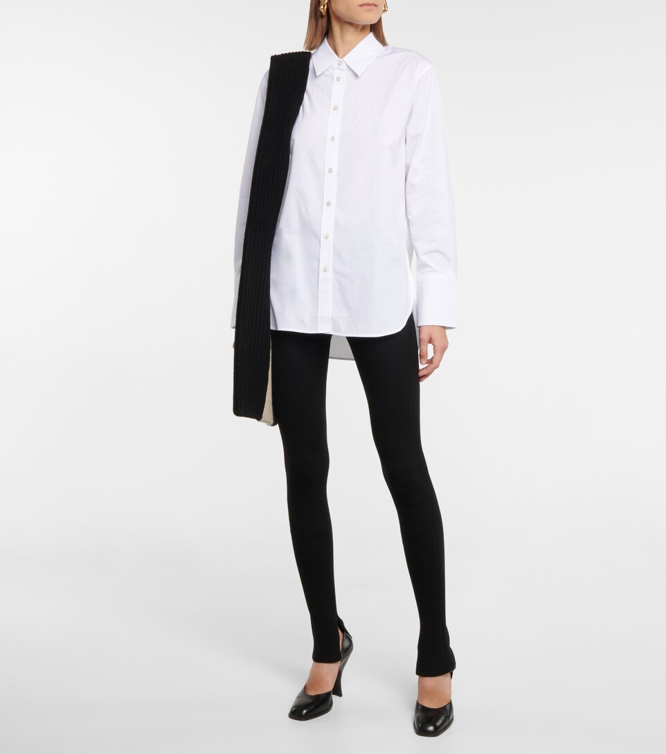Joseph - Merinos ribbed-knit leggings 
