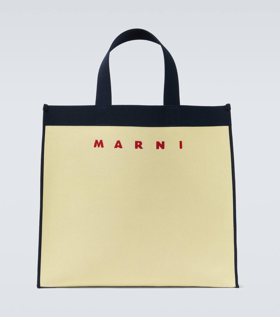 Marni canvas tote clearance